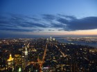 New York de nuit depuis l'Empire State Building