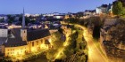 La vieille ville de Luxembourg au cr�puscule