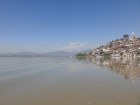 Vue de l'�le de Janitzio ainsi que du lac de P�tzcuaro