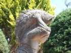 Une statue sur l'�le de Janitzio