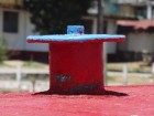 Amarre d'une navette effectuant la liaison entre l'�le de Janitzio et P�tzcuaro